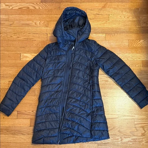 GAP Women's Dark Blue Puffer Coat - Picture 1 of 3